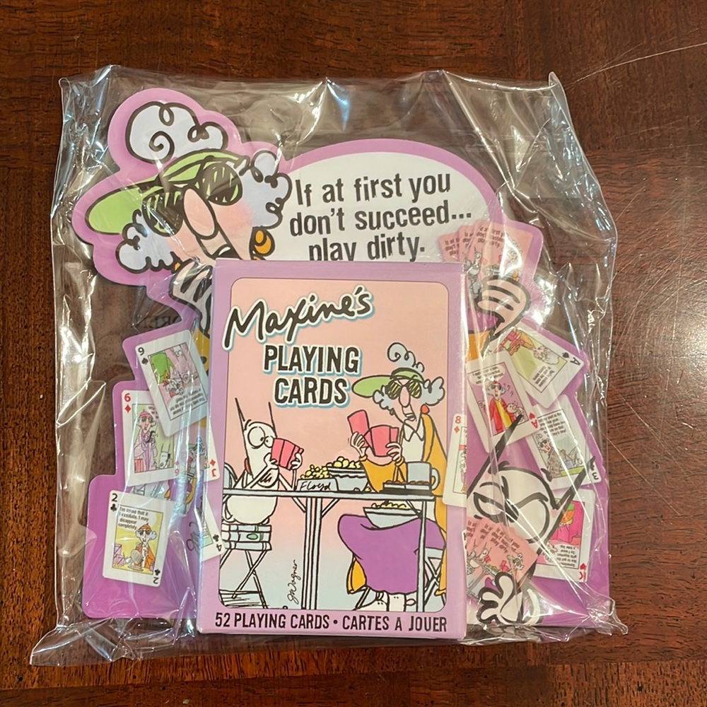 Hallmark Playing Cards featuring Maxine and J Wagner Play Dirty